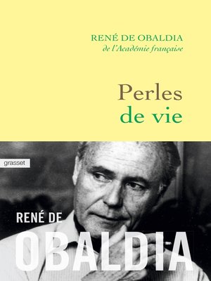 cover image of Perles de vie